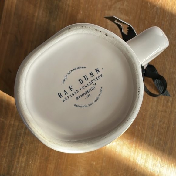 Rae Dunn “Wicked Witch” Cauldron White  Black Lettering Green Interior Mug - Picture 7 of 7